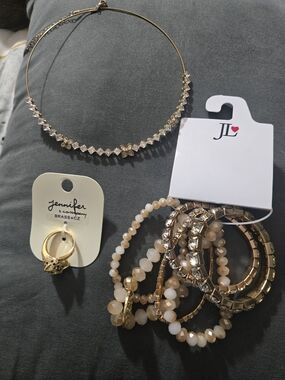 Gold-Tone And Crystal Jewerly Bundle